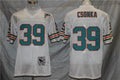 Men's Miami Dolphins Larry Csonka Mitchell & Ness White Legacy Replica Jersey1