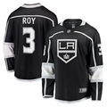 Men's Los Angeles Kings Matt Roy #3 Black Home Breakaway Player Jersey1
