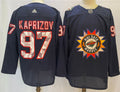 Men's Minnesota Wild Kirill Kaprizov #97 Black Breakaway Player Jersey1