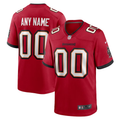 Custom Tampa Bay Buccaneers Red Game Jersey1