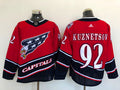 Men's Washington Capitals Evgeny Kuznetsov #92 Red Player Game Jersey1