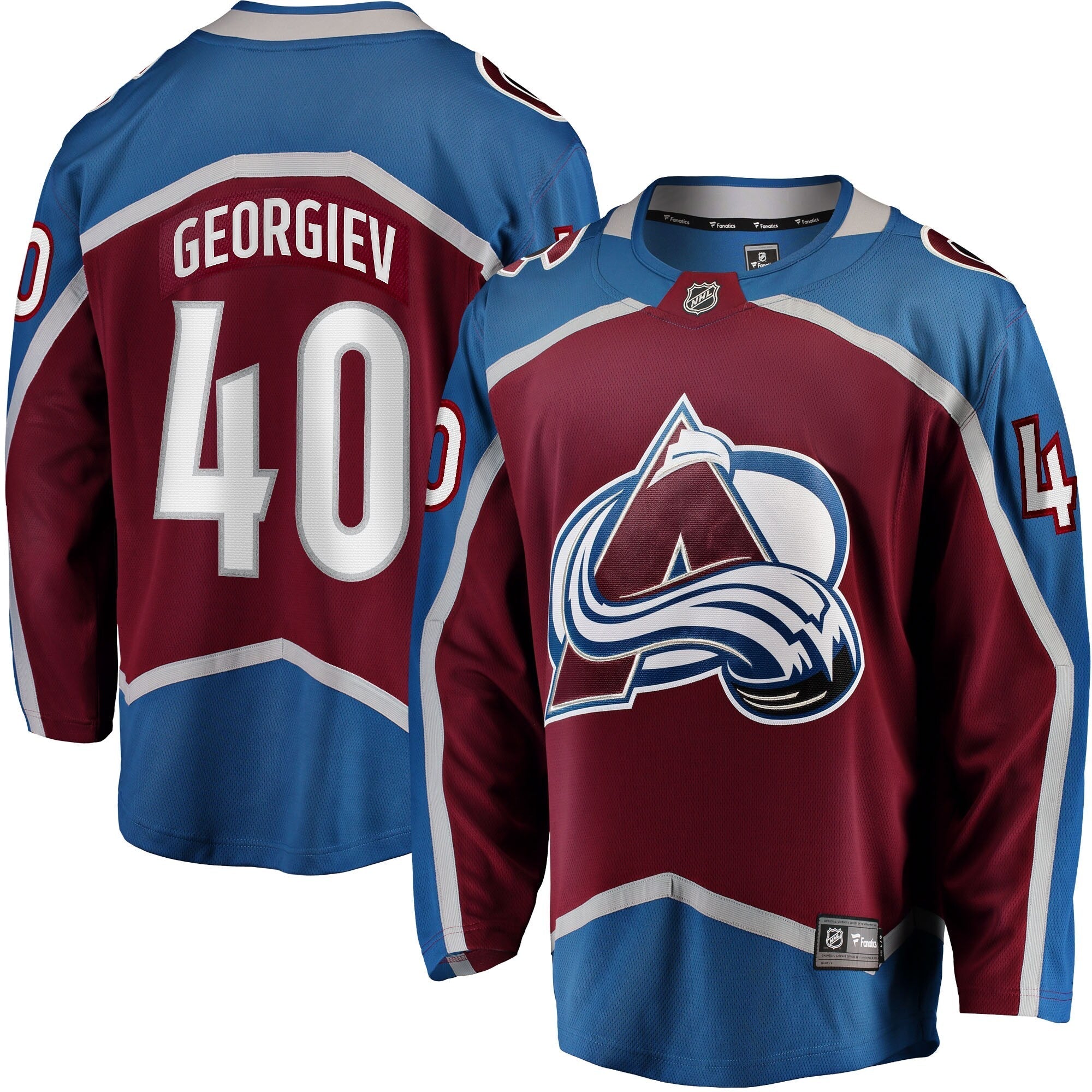 Alexandar Georgiev Colorado Avalanche   Home Breakaway  Jersey - Burgundy