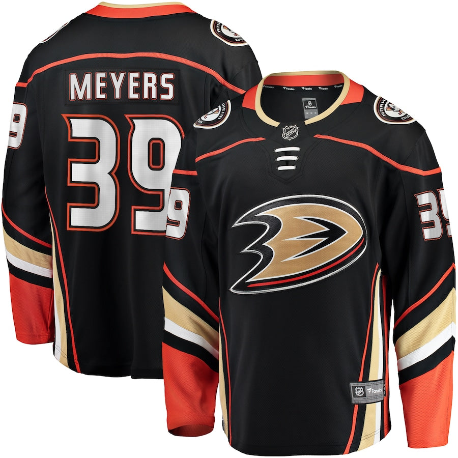 Ben Meyers Anaheim Ducks   Home Premier Breakaway  Jersey - Black