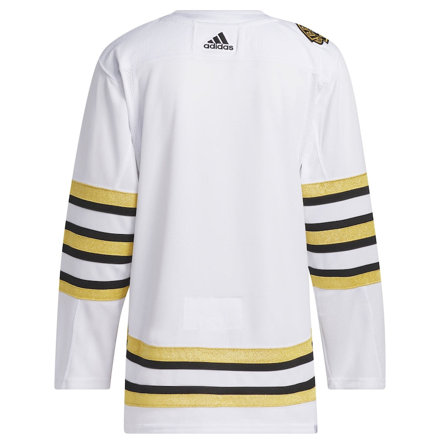 Boston Bruins   100th Anniversary Primegreen   Jersey - White