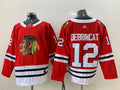 Men's Chicago Blackhawks Alex Debrincat #12 Red Home Breakaway Player Jersey1