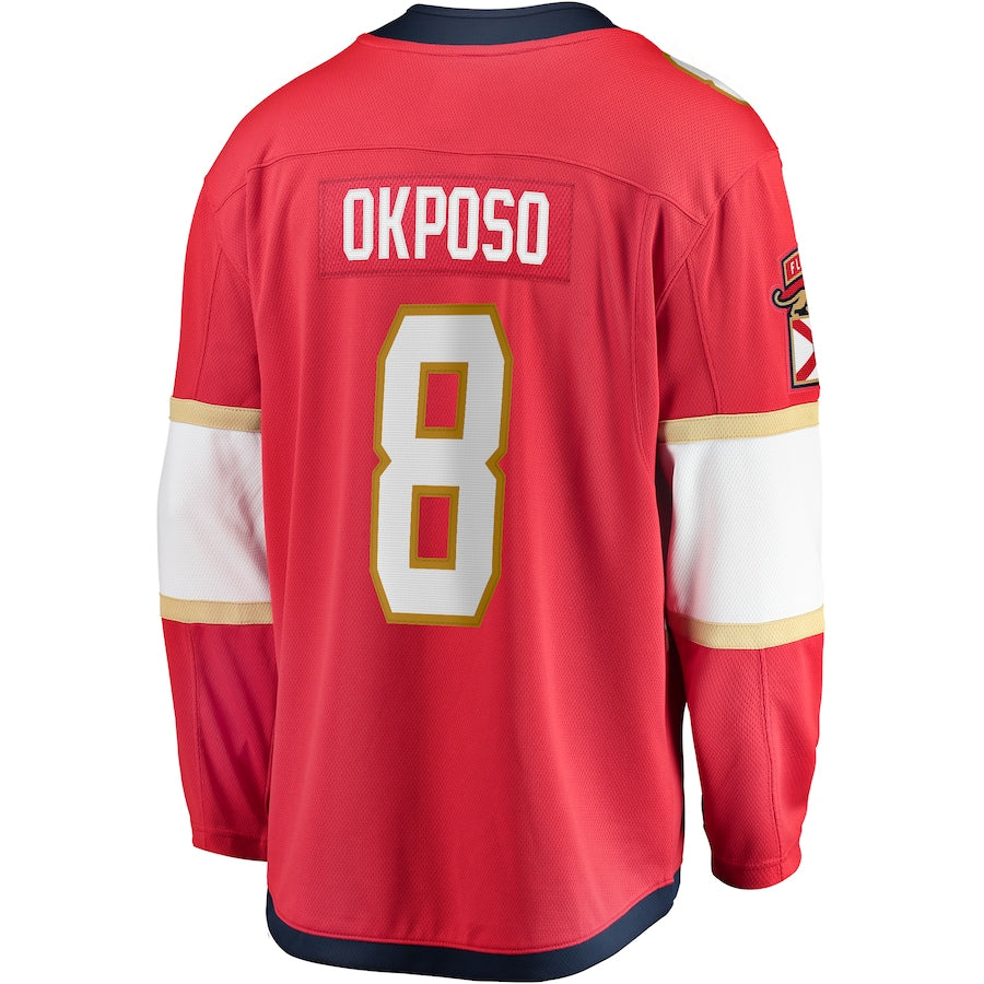 Kyle Okposo Florida Panthers   Home Premier Breakaway  Jersey - Red
