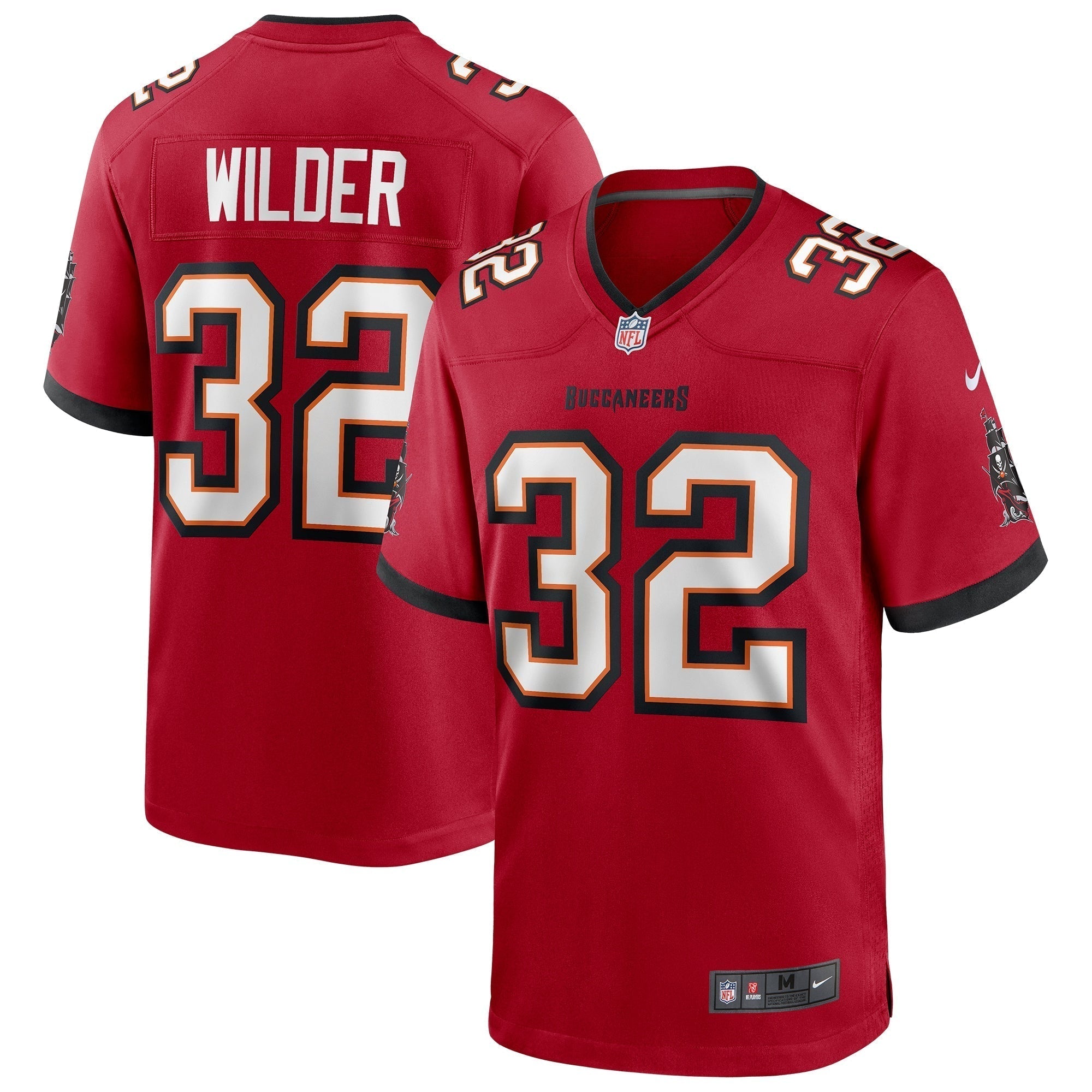 James Wilder Tampa Bay Buccaneers Nike Game Retired   Jersey - Red