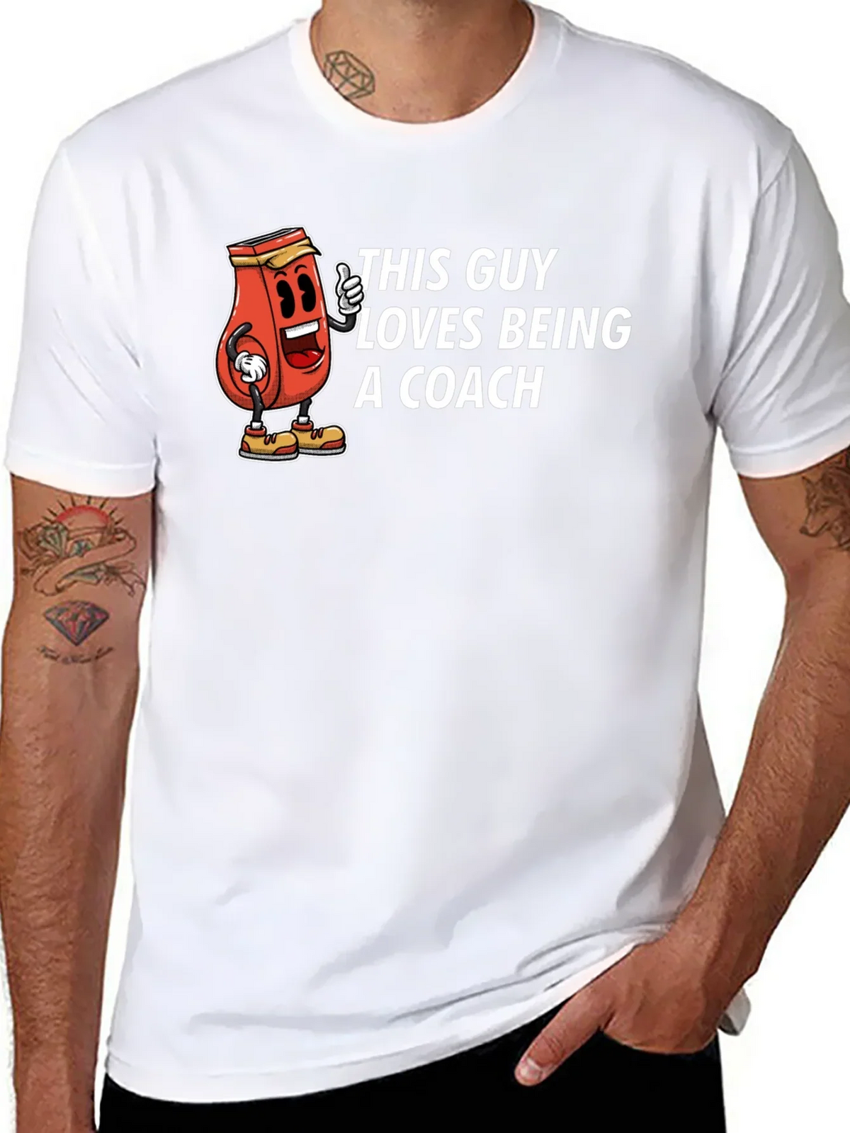 This Guy Loves Being a Coach T-Shirt