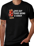 This Guy Loves Being a Coach T-Shirt