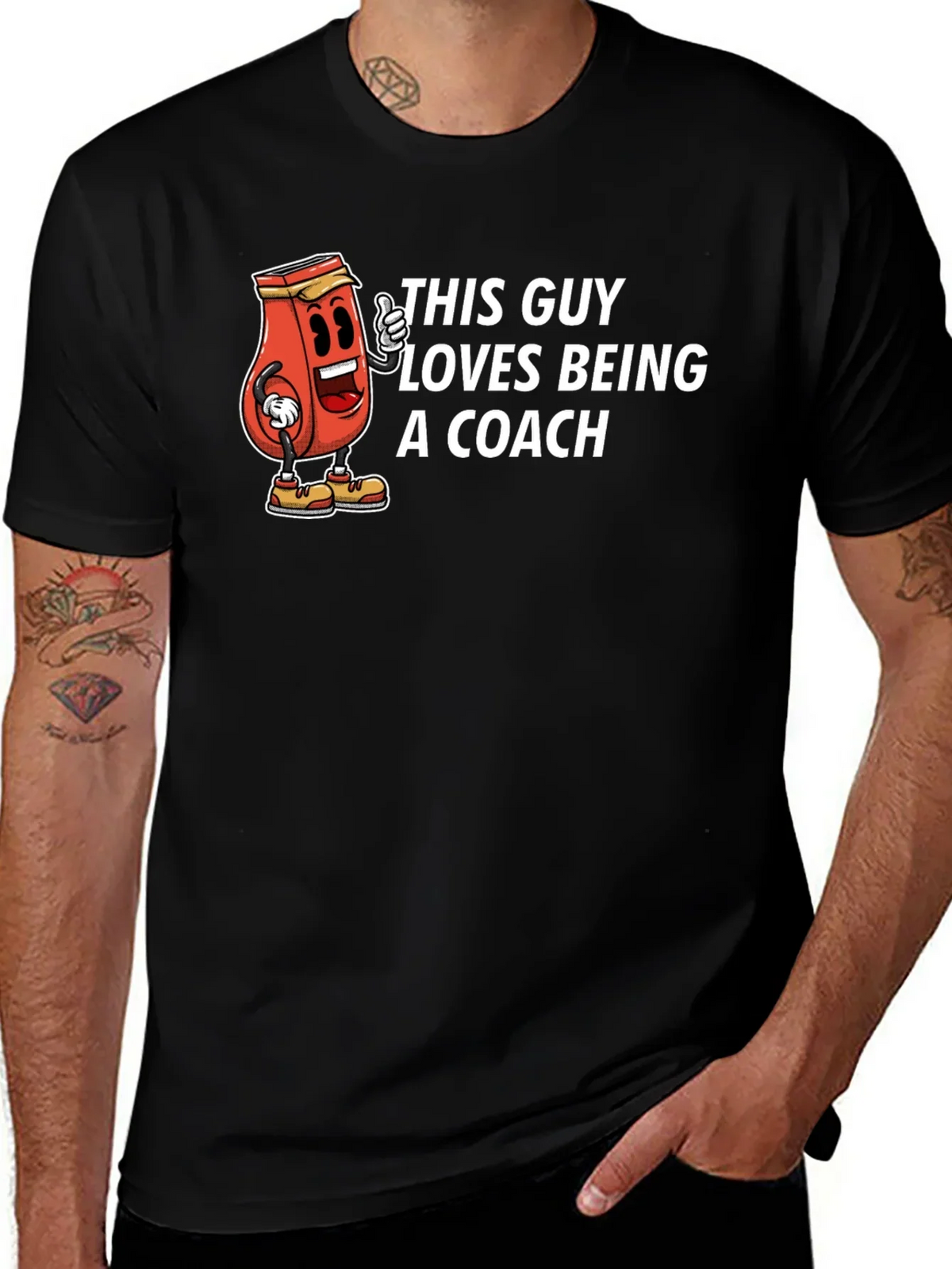 This Guy Loves Being a Coach T-Shirt