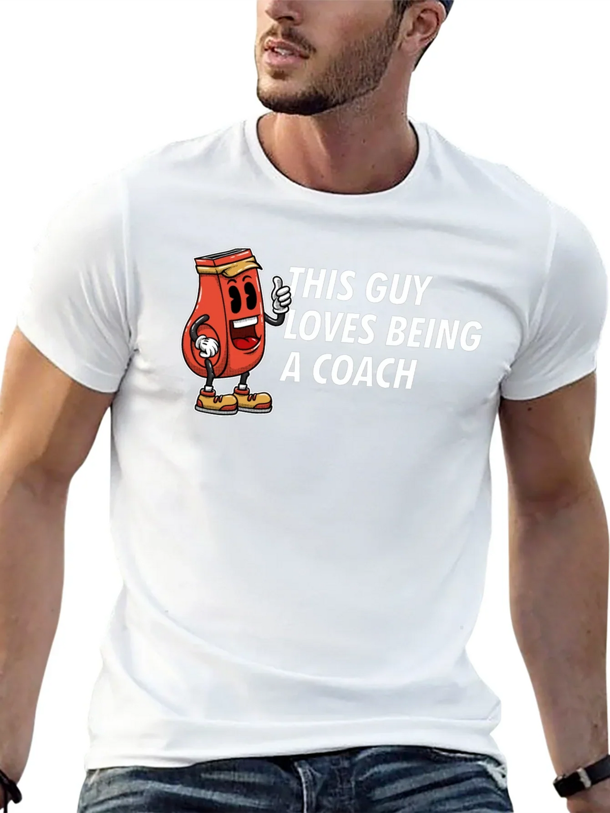 This Guy Loves Being a Coach T-Shirt