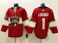 Men's Florida Panthers Roberto Luongo #1 Red Home Breakaway Player Jersey1