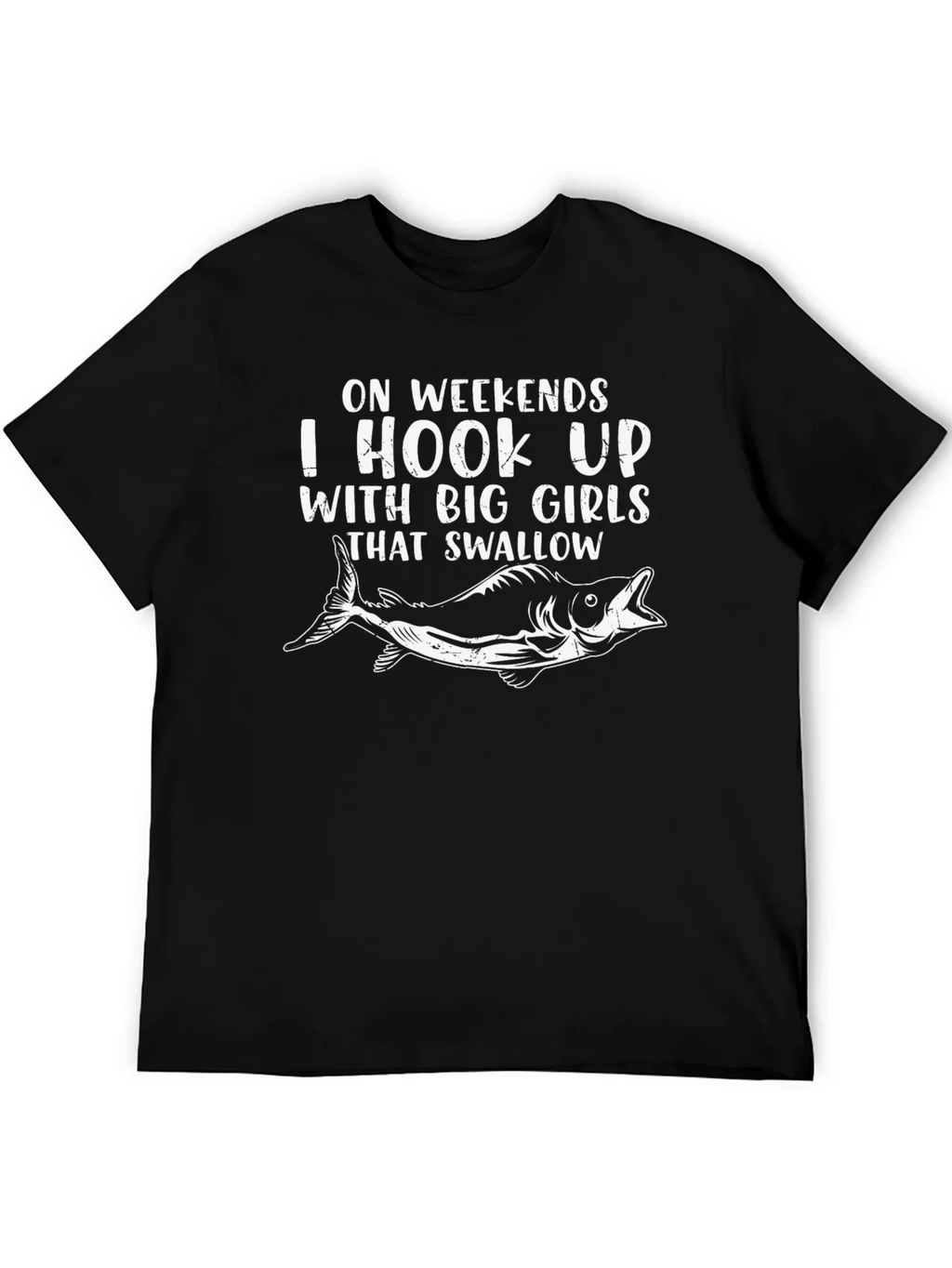 Hook Up Big Girls Fishing T-Shirt