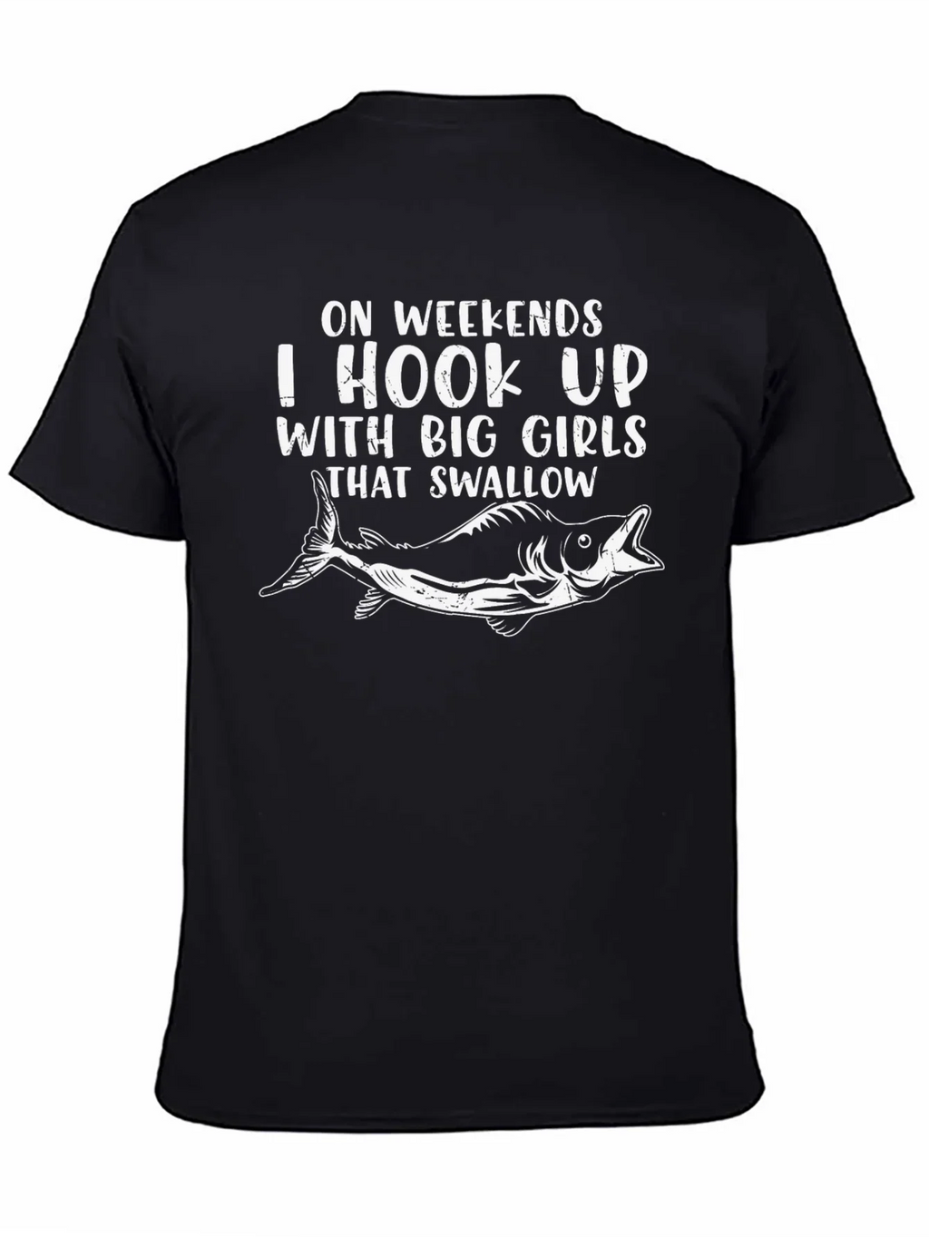 Hook Up Big Girls Fishing T-Shirt