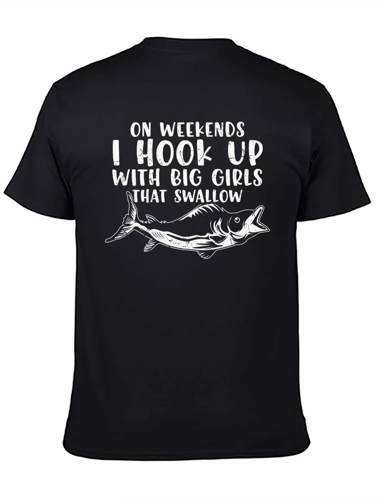 Hook Up Big Girls Fishing T-Shirt