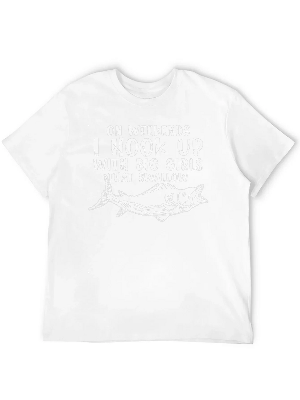 Hook Up Big Girls Fishing T-Shirt
