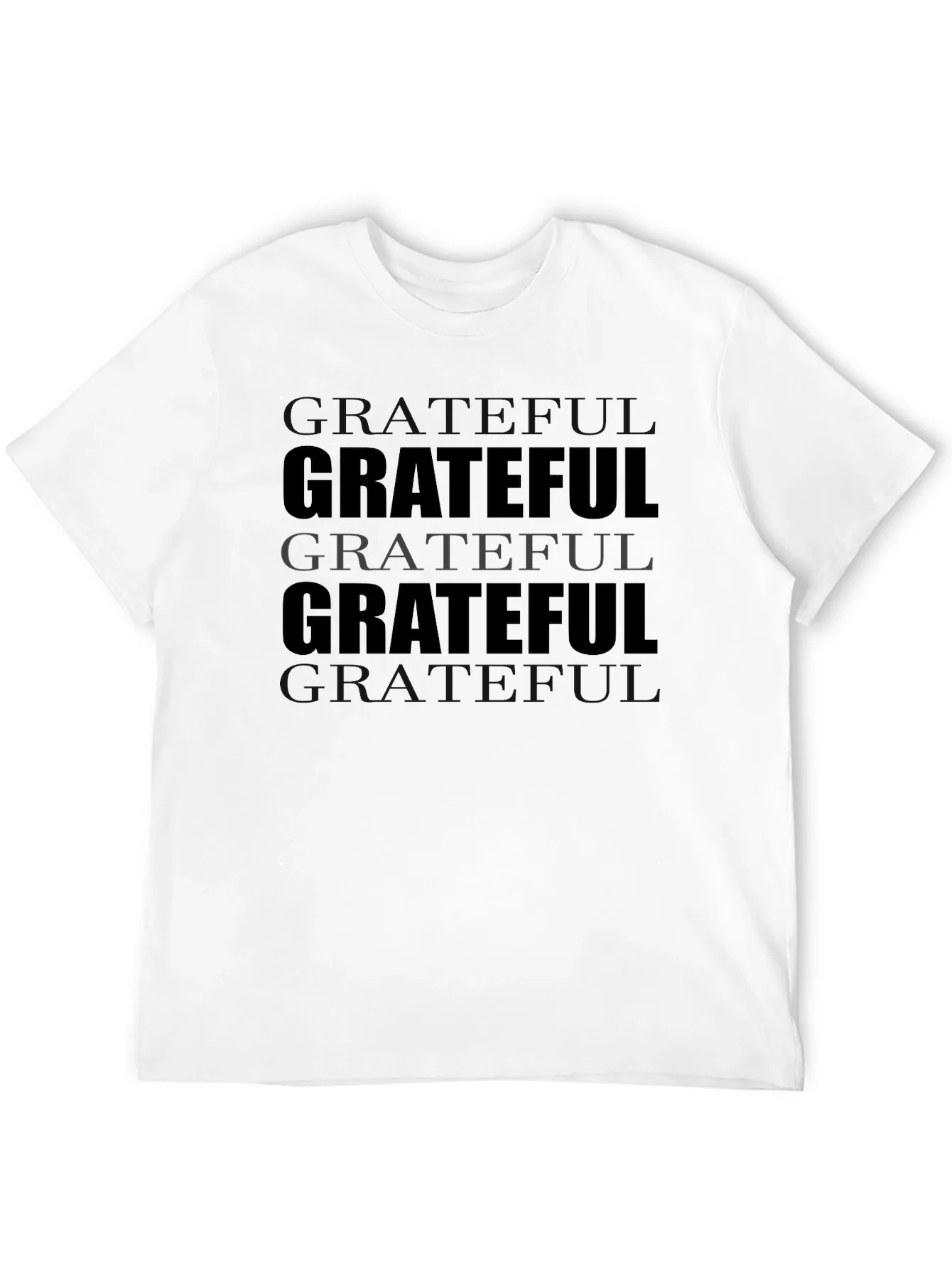 Grateful Graphic Tee - Soft Cotton Comfort