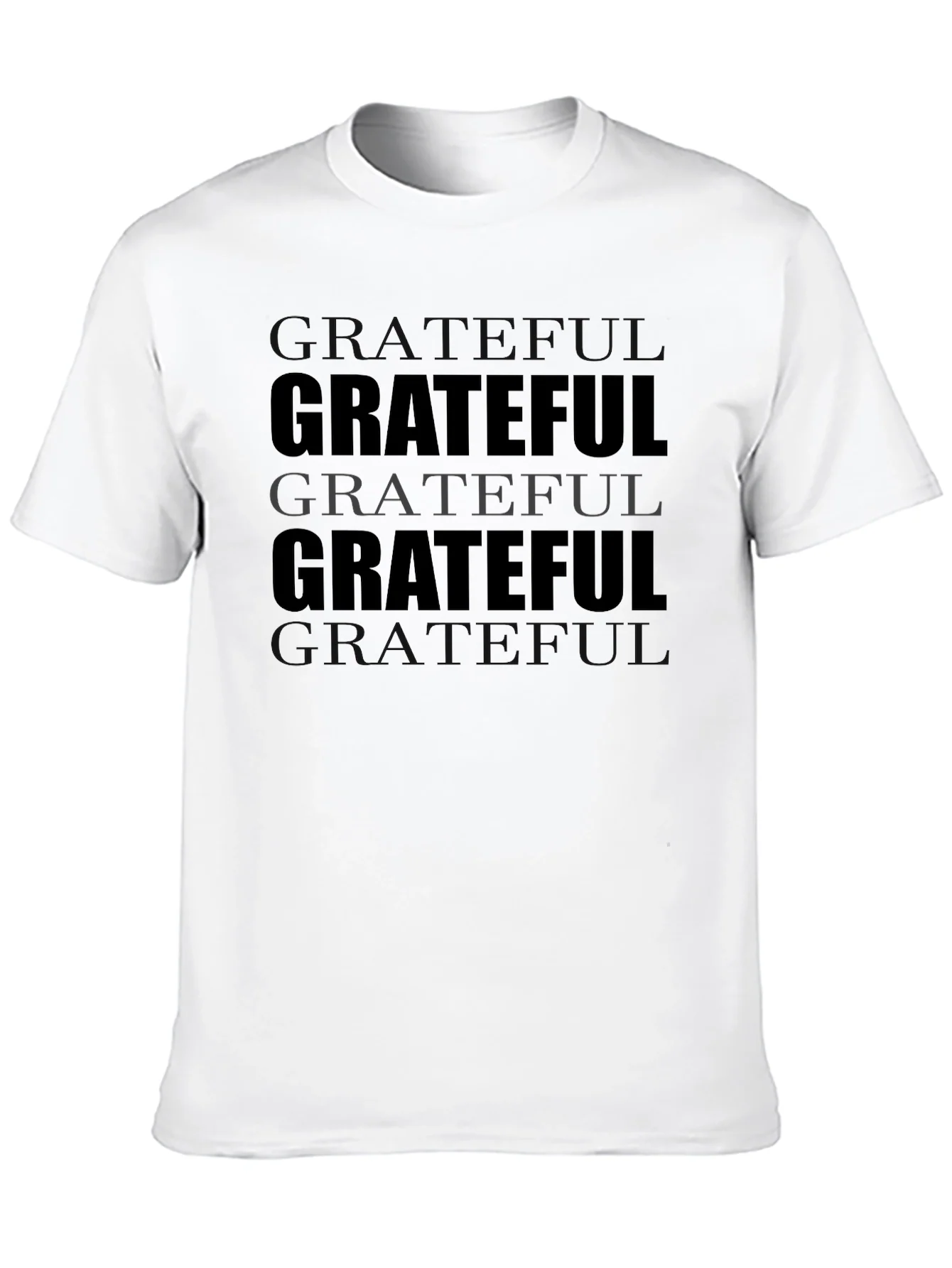 Grateful Graphic Tee - Soft Cotton Comfort
