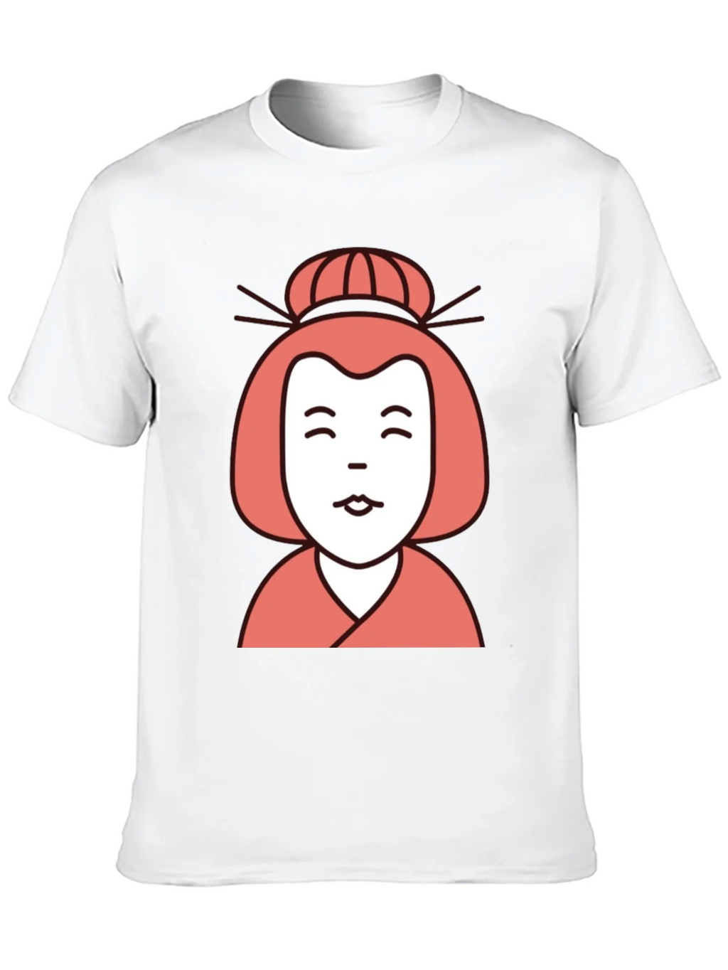 Japanese Geisha Graphic Tee - Unisex Black T-Shirt