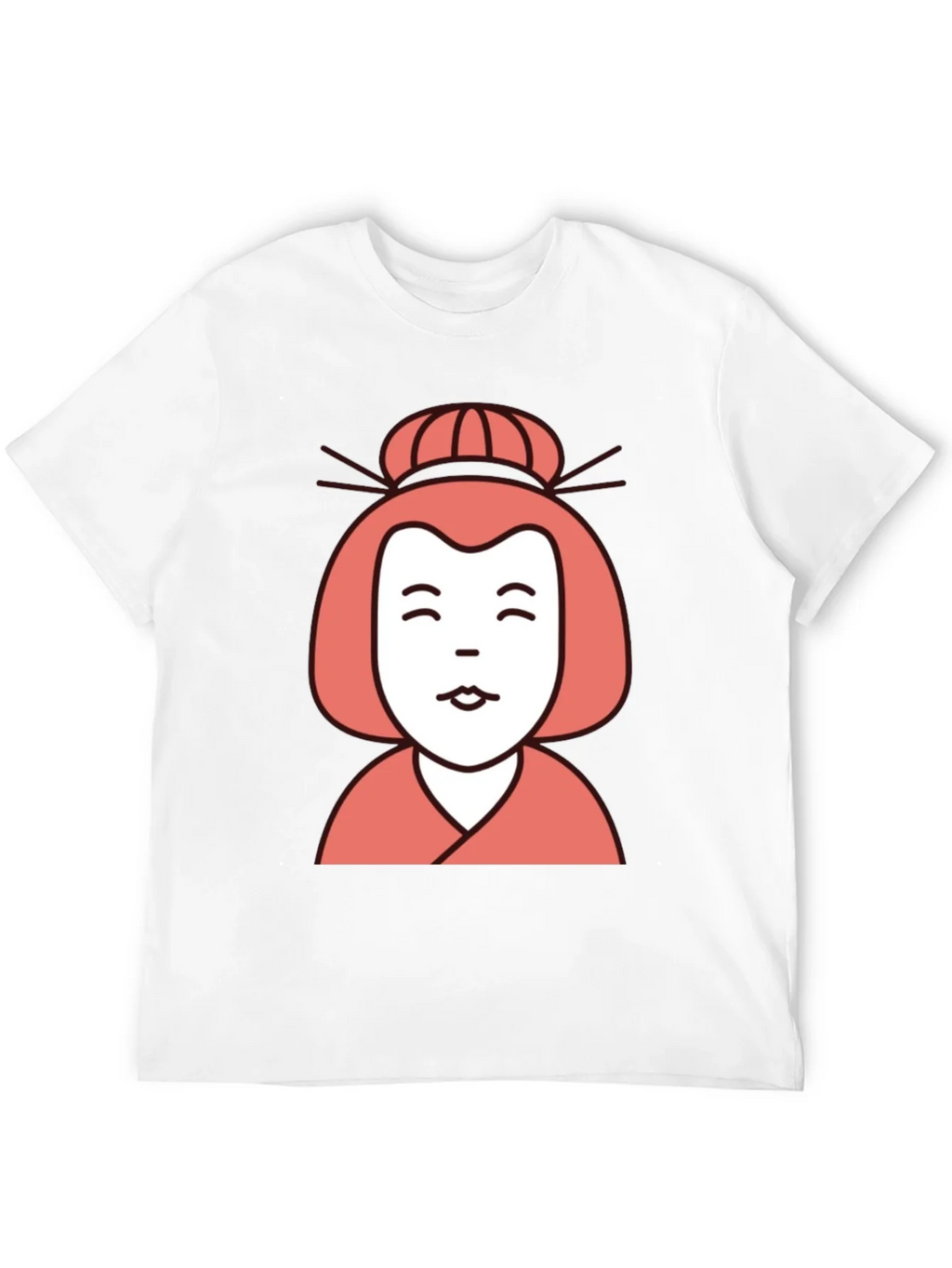 Japanese Geisha Graphic Tee - Unisex Black T-Shirt