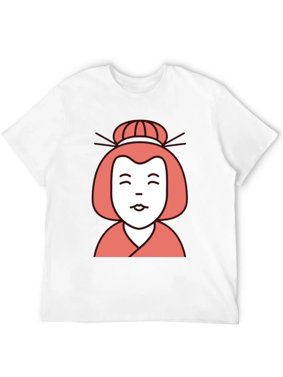Japanese Geisha Graphic Tee - Unisex Black T-Shirt
