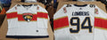 Men's Florida Panthers Ryan Lomberg #94 White Game Jersey1