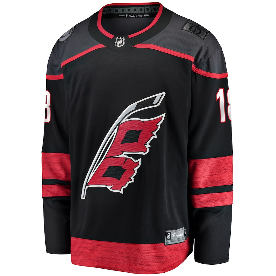 Jack Drury Carolina Hurricanes   Home Premier Breakaway  Jersey - Black