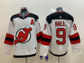 Men's New Jersey1 Devils Taylor Hall #9 White Player Game Jersey1