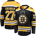 Men's Boston Bruins Hampus Lindholm #27 Black Replica Player Jersey1