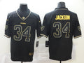 Men's Las Vegas Raiders #34 Bo Jackson Black Authentic Player Jersey1