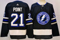 Men's Tampa Bay Lightning Brayden Point #21 Blue Game Jersey1