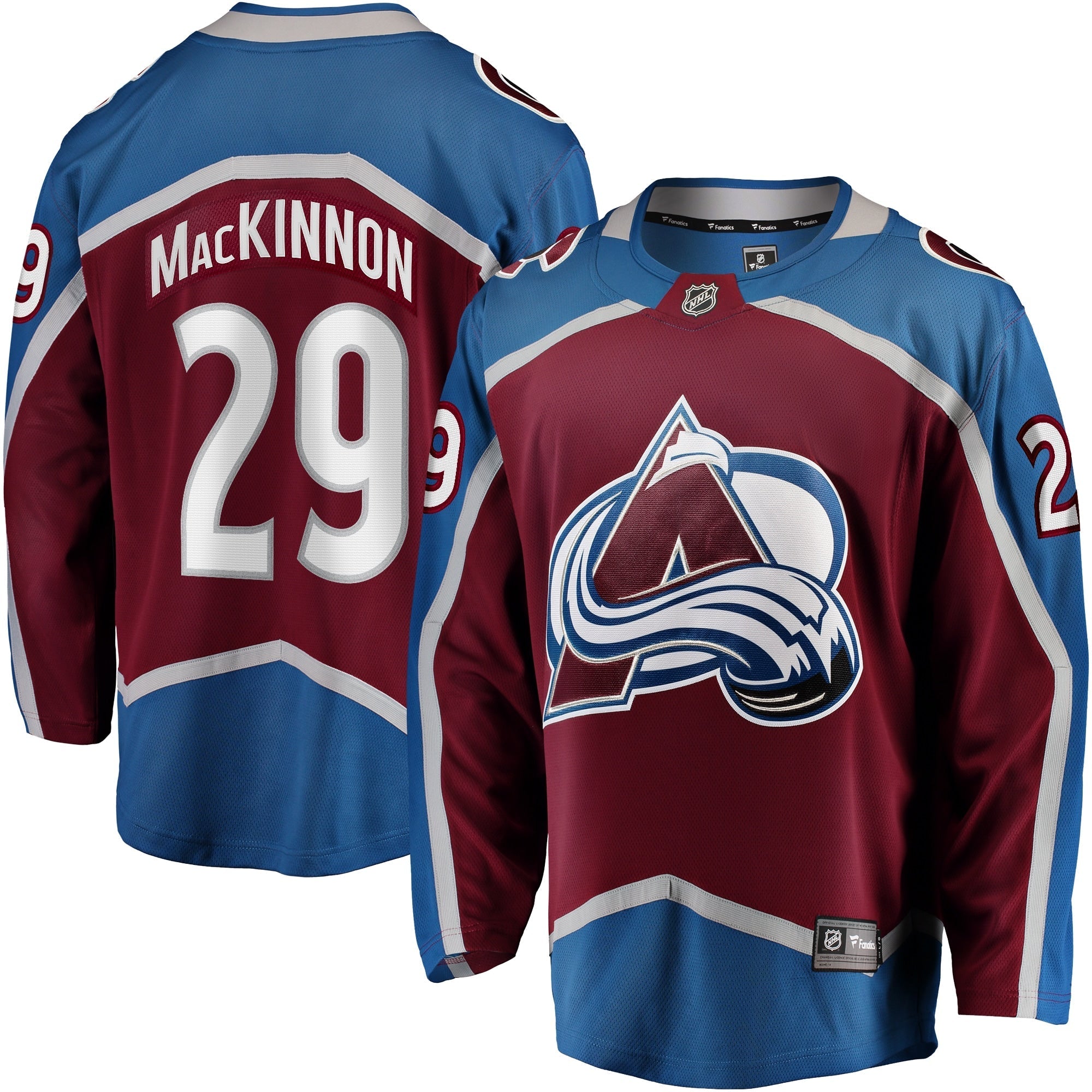 Nathan MacKinnon Colorado Avalanche   Home Breakaway Jersey - Burgundy