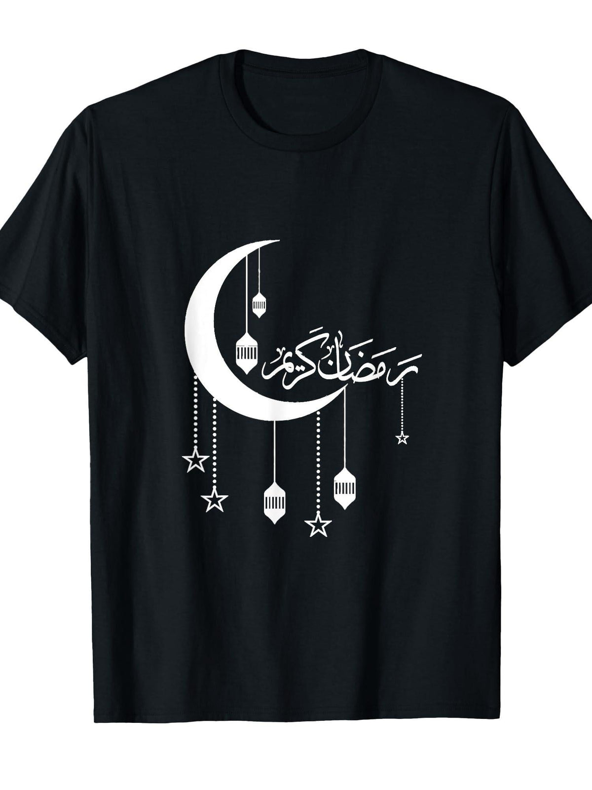 RAMADAN KAREEM T SHIRT Holy ramadan mubarak ramazan T-Shirt Ramadan 180gsm Cotton Round Neck Short Sleeve Men Casual T-Shirt
