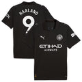 Erling Haaland Manchester City 2025/26 Away Player Jersey - Black