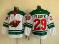 Men's Minnesota Wild Marc Andre Fleury #29 White Breakaway Jersey1