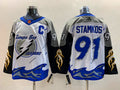 Men's Tampa Bay Lightning Steven Stamkos #91 White Player Game Jersey1