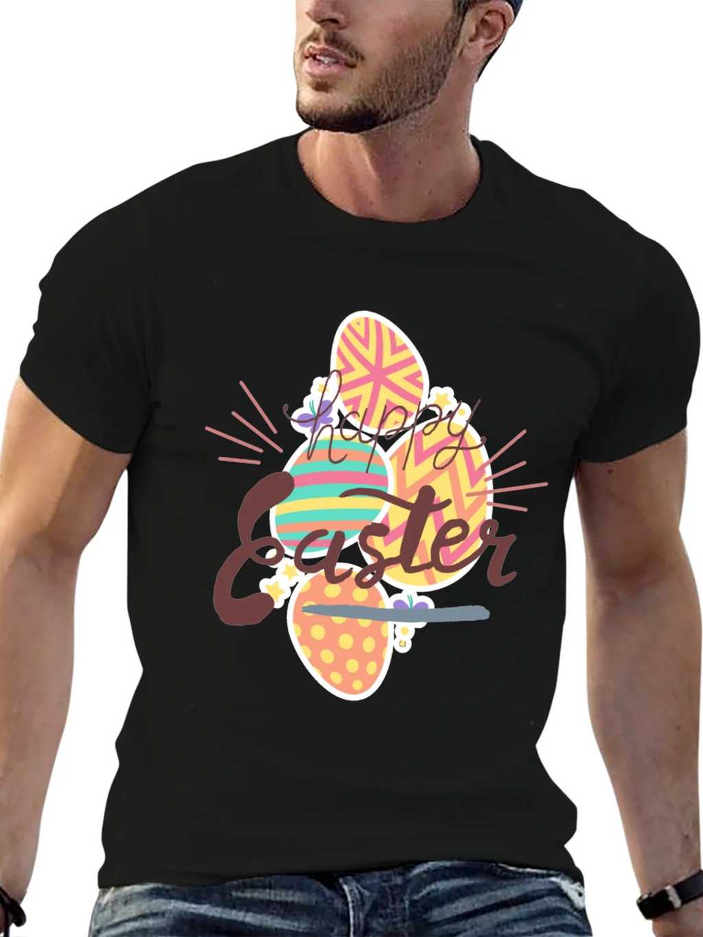 Happy Easter Graphic T-Shirt