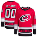 Men's Carolina Hurricanes Red Alternate Breakaway Custom Jersey1