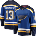 Men's St. Louis Blues Alexey Toropchenko #13 Blue Home Breakaway Jersey1