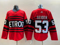 Men's Detroit Red Wings Moritz Seider #53 Red Breakaway Player Jersey1