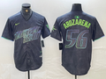 Men's Tampa Bay Rays Randy Arozarena #56 Charcoal 2024 City Connect Limited Player Jersey1