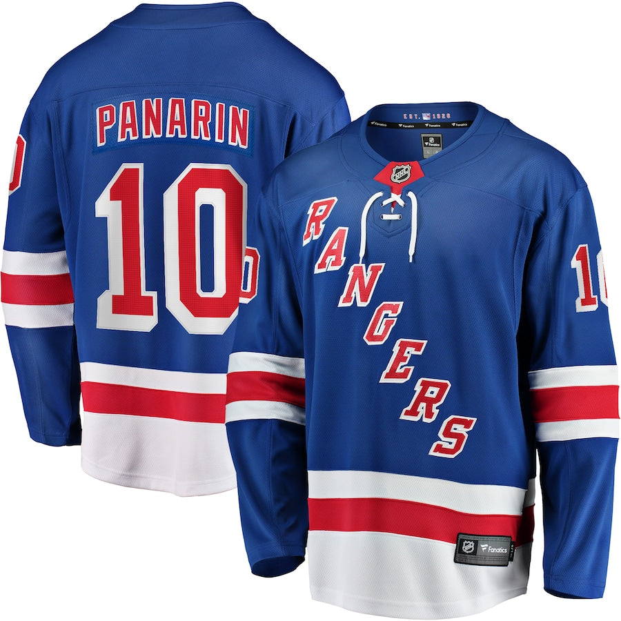 Artemi Panarin New York Rangers   Home Breakaway  Jersey - Blue