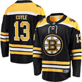 Men's Boston Bruins Charlie Coyle #13 Black Replica Player Jersey1
