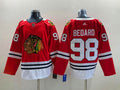 Men's Chicago Blackhawks Connor Bedard #98 Red Home Breakaway Player Jersey1