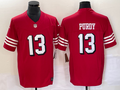 Men's San Francisco 49ers Brock Purdy #13 Red Game Player Jersey1