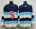 Men's Seattle Kraken Deep Sea Blue 2024 NHL Winter Classic Breakaway Player Blank Jersey1
