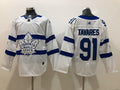 Men's Toronto Maple Leafs John Tavares #91 White Breakaway Player Jersey1