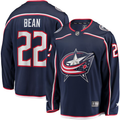 Men's Columbus Blue Jackets Jake Bean #22 Navy Home Breakaway Player Jersey1