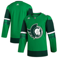 Men's Ottawa Senators Kelly Green 2023 St. Patrick's Day Primegreen Authentic Blank Jersey1