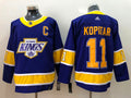 Men's Los Angeles Kings Anze Kopitar #11 Purple Breakaway Jersey1